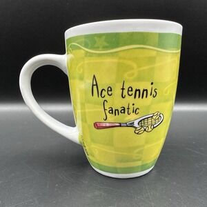 History And Heraldry Fine Porcelain Ace Tennis Fanatic Coffee Mug